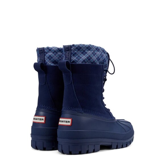 Hunter Women's Skylar Waterproof Duck Boots in Dark Blue - Picture 3 of 8